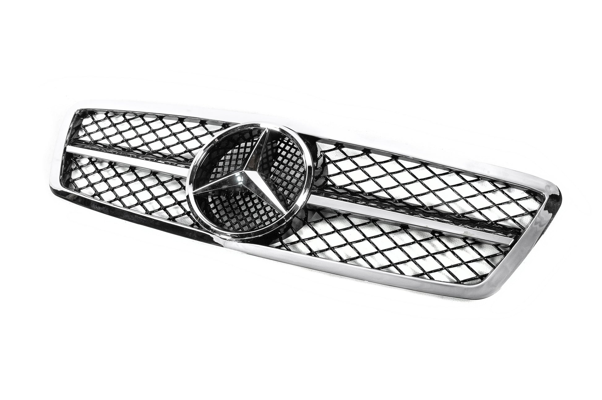 AMG Front Grille for Mercedes C-class W203 2000-2007 - image 2