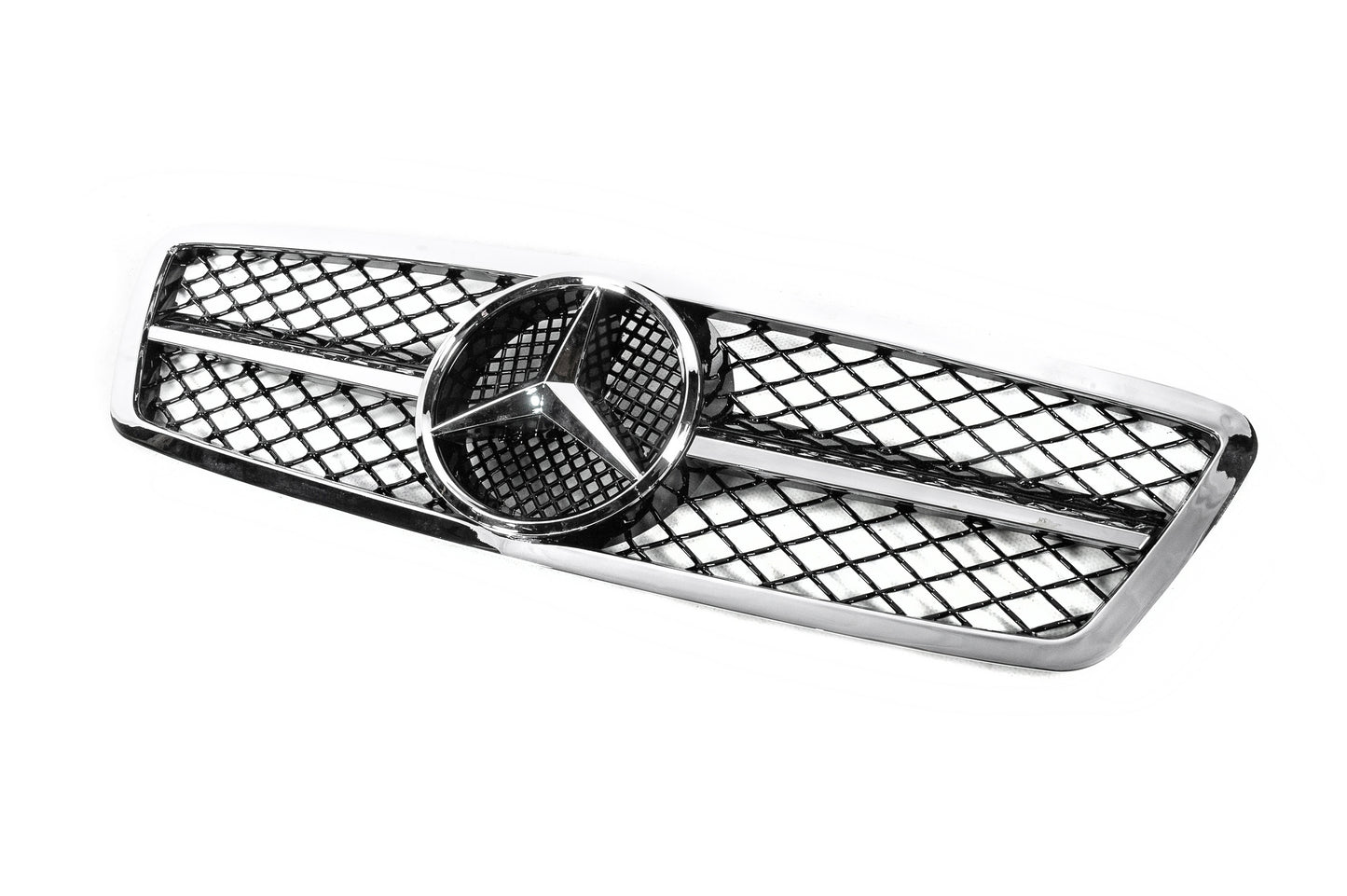 AMG front grille for Mercedes C-class W203 2000-2007 - image 1