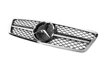 AMG front grille for Mercedes C-class W203 2000-2007 - image 1