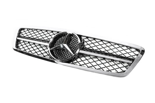 AMG front grille for Mercedes C-class W203 2000-2007 - image 1