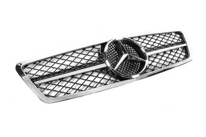 AMG Front Grille for Mercedes C-class W203 2000-2007 - image 5