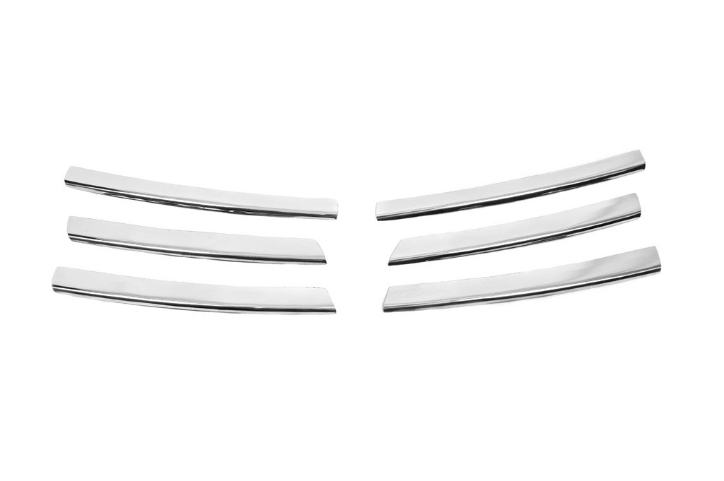 Chrome Grille Covers (6 pcs, Stainless Steel) for Volkswagen Touran 2003-2010 - image 2