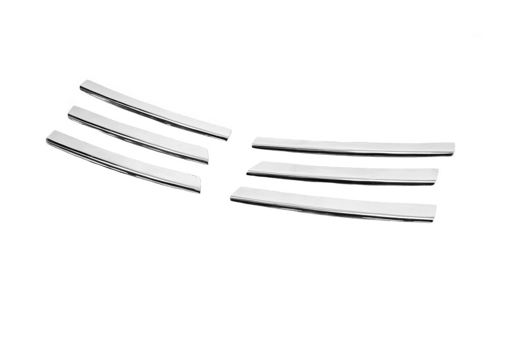 Chrome Grille Covers (6 pcs, Stainless Steel) for Volkswagen Touran 2003-2010 - image 3