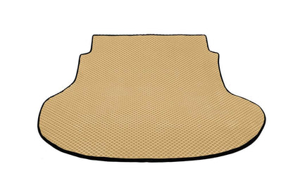 Trunk mat (EVA, beige) for Infiniti QX70 2013-2019 - Reelken Auto