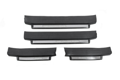 Illuminated door sills (black) for Toyota Land Cruiser Prado 150 2009-2023 - image 2