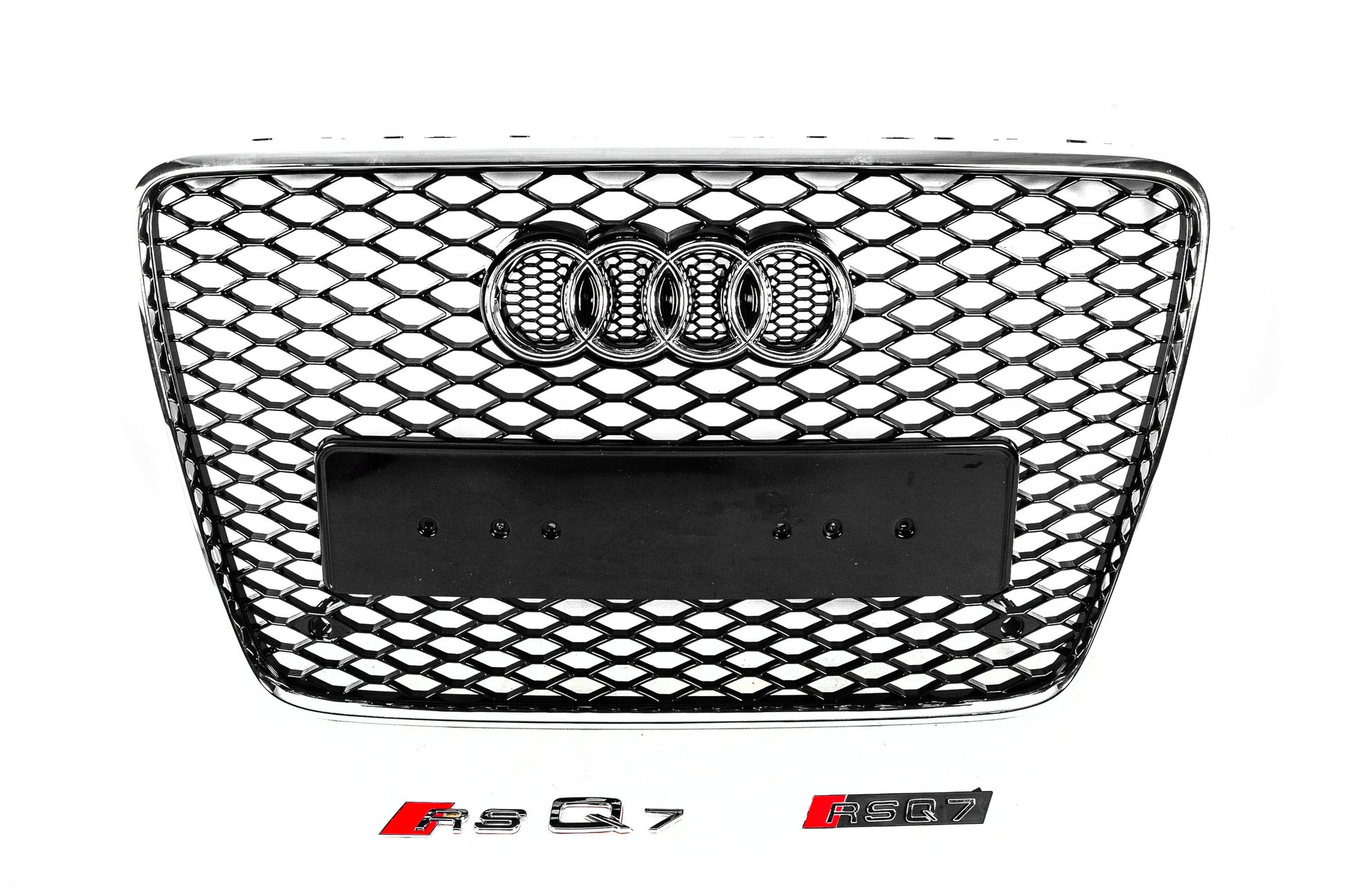 Front Grille RSQ-Style (black with chrome) for Audi Q7 2005-2015 - image 1