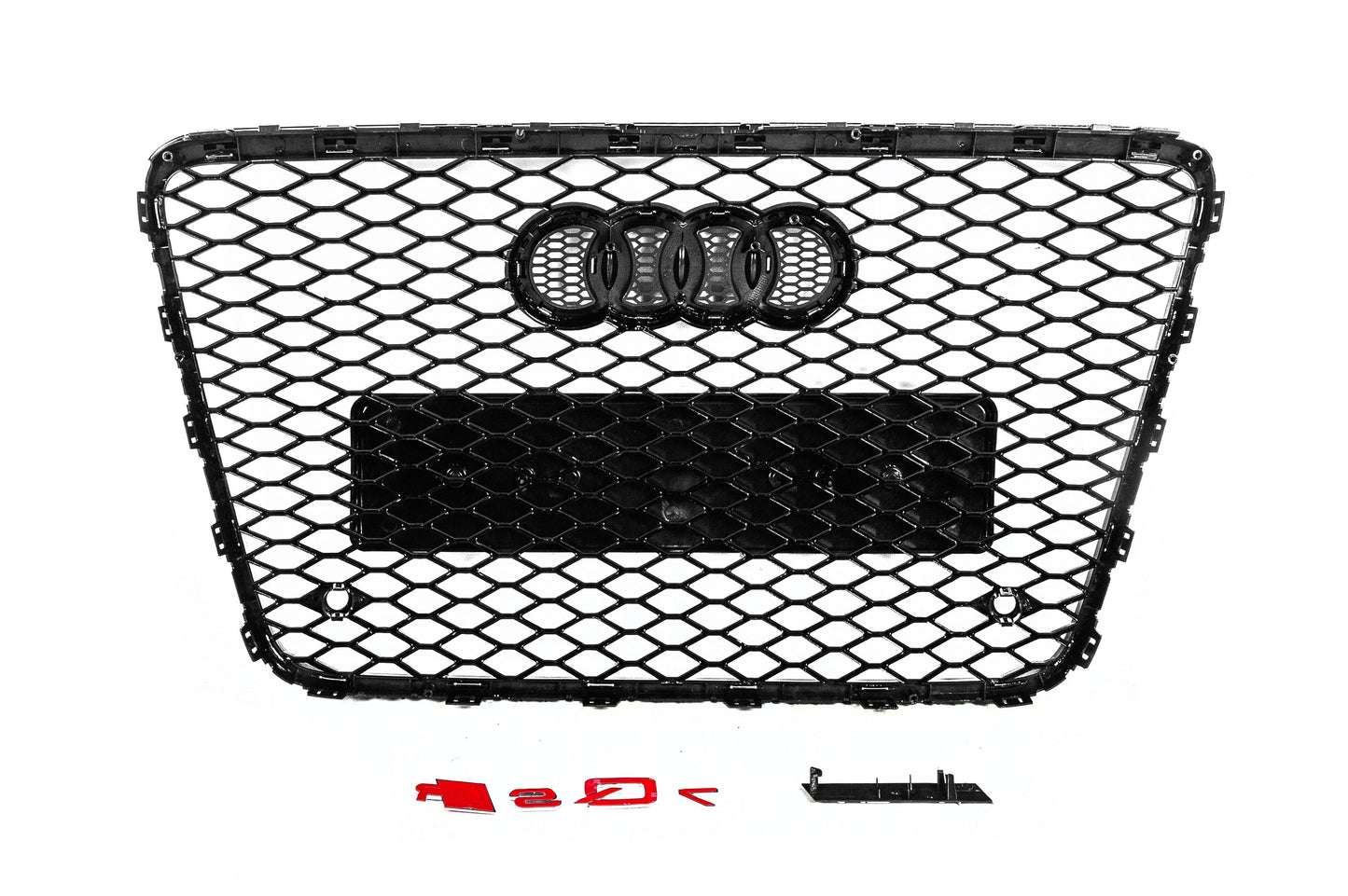 Front Grille RSQ-Style (black with chrome) for Audi Q7 2005-2015 - image 4