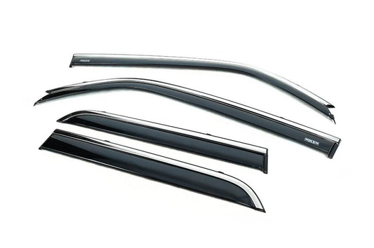 Window vents with chrome (4 PCs, Niken) for Toyota 4Runner 2009-2024 - Reelken Auto