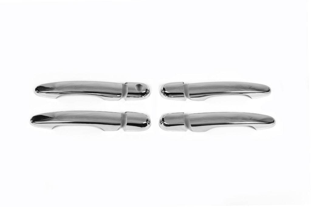 Pads on handles (4-piece, stainless steel) for Hyundai Tucson JM 2004↗ - Reelken Auto