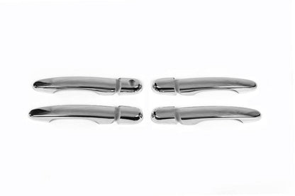 Pads on handles (4-piece, stainless steel) for Hyundai Tucson JM 2004↗ - Reelken Auto