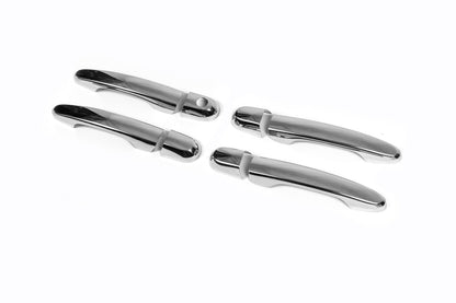 Chrome Door Handle Covers (4 pcs, Stainless Steel) for Hyundai Tucson JM 2004- - image 2