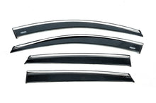 Window deflectors with chrome trim (4 pcs, Niken) for MG ZS 2017- - image 1