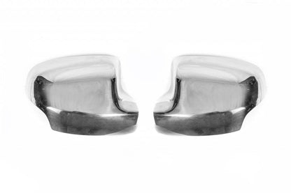 Covers for mirrors (2 pcs., Stainless steel.) for Renault Sandero 2013-2022 - Reelken Auto