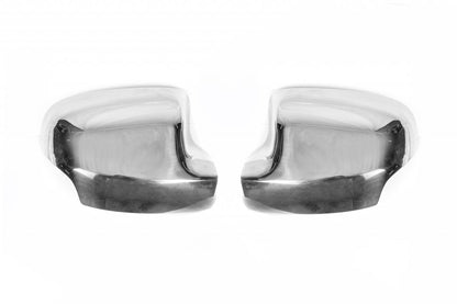 Mirror Covers (2 pcs, Stainless Steel) for Renault Logan MCV 2013-2022 - image 3