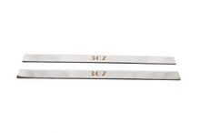 Carmos Door Sill Protectors (2 pcs, Stainless Steel) for Peugeot 307 2001-2008 - image 2