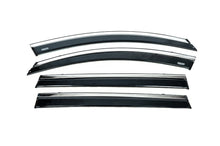 Window deflectors with chrome trim (4 pcs, Niken) for Chery Tiggo 8 2017- - image 1