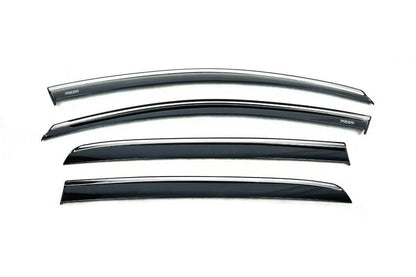 Niken chrome wind deflectors (HB, 4 pcs) for Volkswagen Golf 6 - Reelken Auto