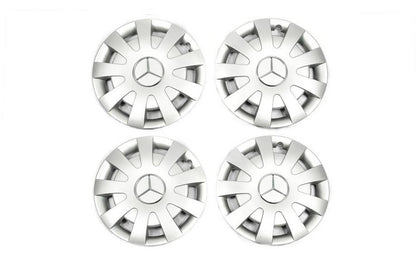Caps gray ABS (1 roller, 4 pcs.) for Mercedes Sprinter W907/W910 2018↗ - image 1
