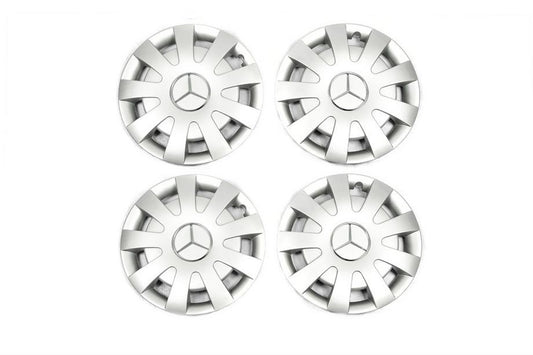 Caps gray ABS (1 roller, 4 pcs.) for Mercedes Sprinter W907/W910 2018↗ - image 1