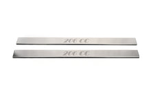 Carmos Door Sill Protectors (2 pcs, Stainless Steel) for Peugeot 206 1998-2024 - image 2