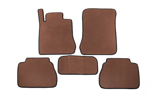 EVA mats (brown) for Mercedes E-class W210 1995-2002 - Reelken Auto