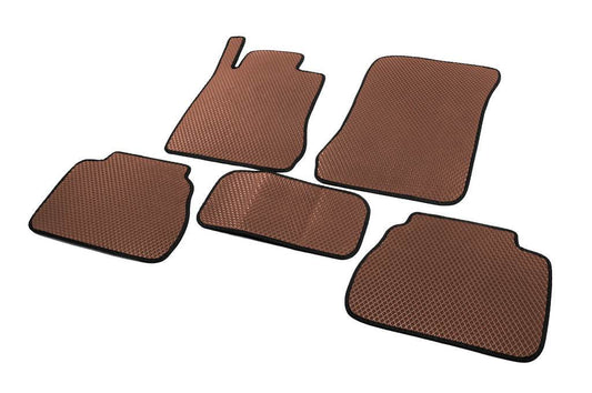 EVA mats (brown) for Mercedes E-class W210 1995-2002 - Reelken Auto