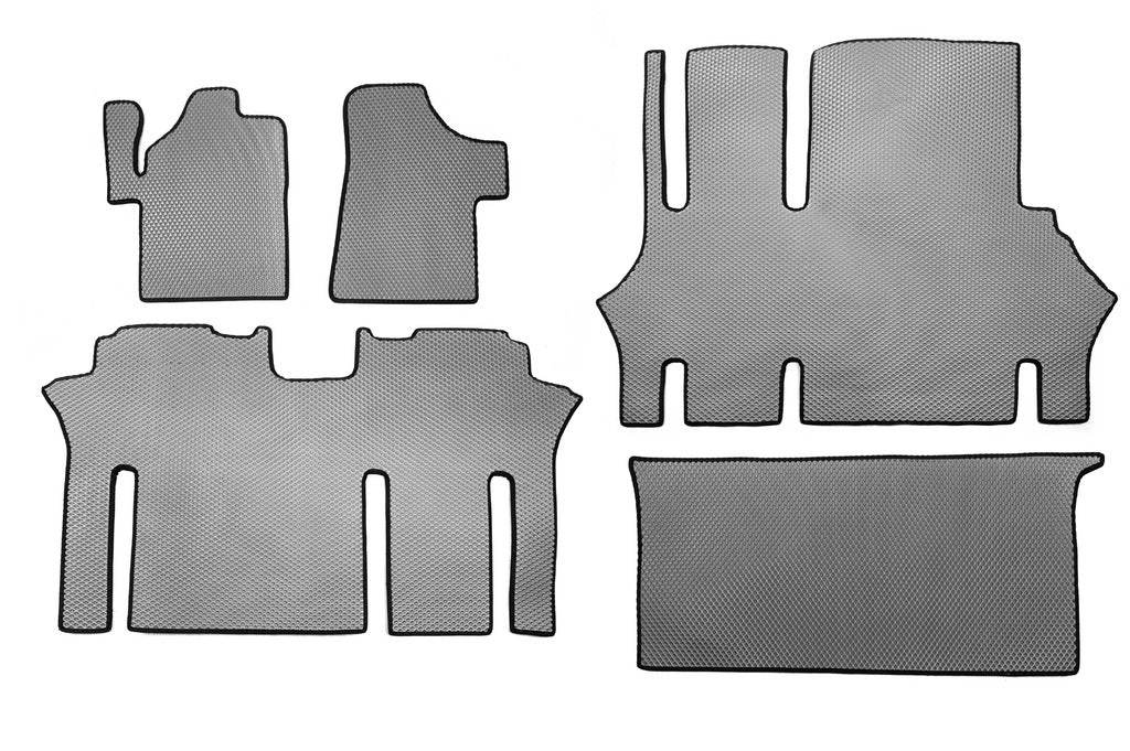 EVA V2 mats (Pick-up only, full interior, gray) for Mercedes Vito W639 2004-2014 - Reelken Auto