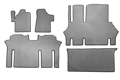 EVA V2 mats (Pick-up only, full interior, gray) for Mercedes Vito W639 2004-2014 - Reelken Auto
