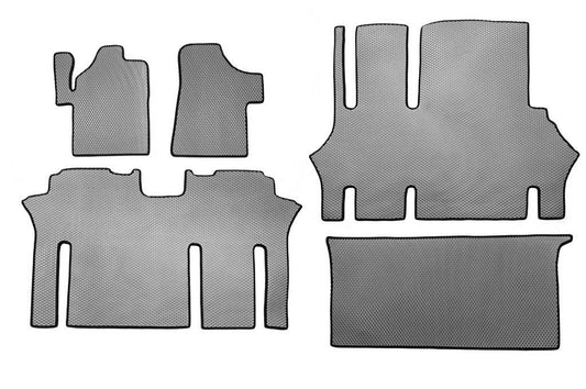 EVA V2 mats (Pick-up only, full interior, gray) for Mercedes Vito W639 2004-2014 - Reelken Auto