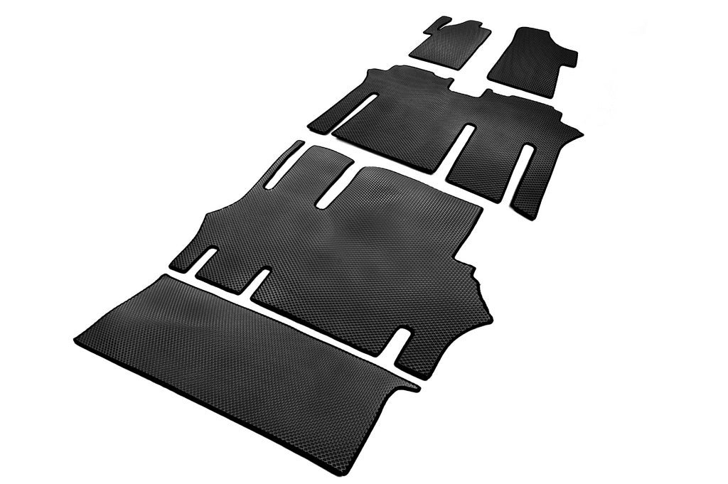 EVA V2 Floor Mats (Pickup Only, Full Set, Black) for Mercedes Vito W639 2004-2014 - image 2