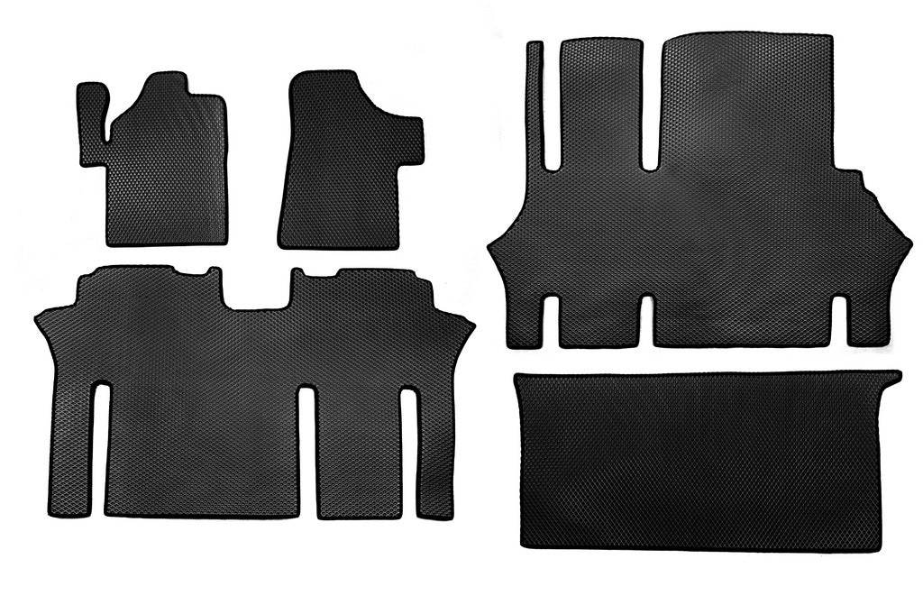 EVA V2 floor mats (Pick-up only, full interior, black) for Mercedes Vito W639 2004-2014 - Reelken Auto