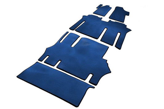 EVA V2 mats (Pick-up only, full interior, blue) for Mercedes Vito W639 2004-2014 - Reelken Auto