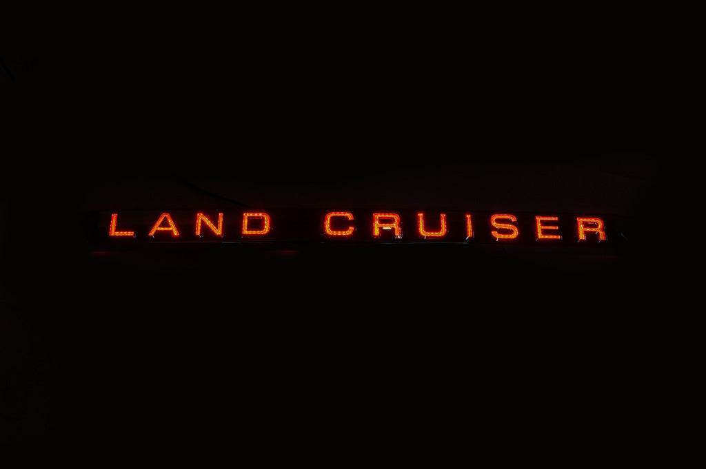 Plank above the LED number (2016+) for Toyota Land Cruiser 200 - Reelken Auto