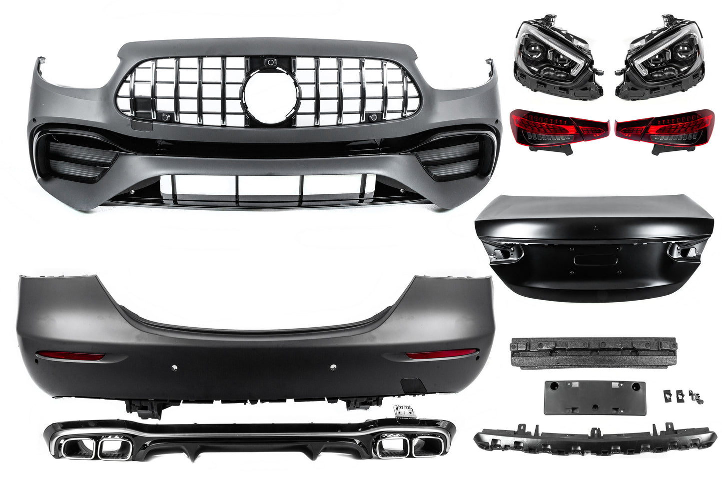 AMG E63 2024 Facelift Body Kit for Mercedes E-сlass W213 2016-2023 - image 2