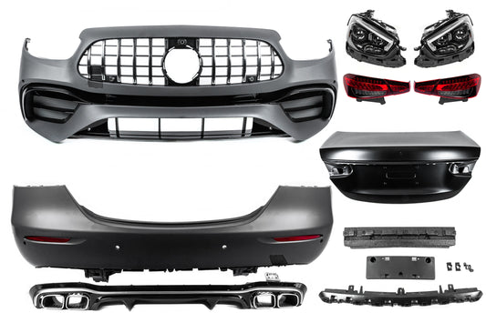 AMG E63 2024 Facelift Body Kit for Mercedes E-сlass W213 2016-2023 - image 2