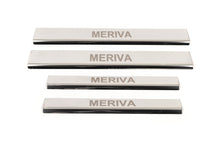 Carmos Door Sill Protectors (4 pcs, Stainless Steel) for Opel Meriva 2002-2010 - image 2