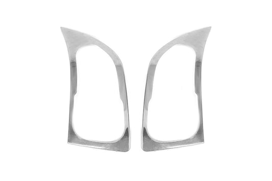 Headlight Covers (2 pcs, Stainless Steel) for Volkswagen Crafter 2006-2016 - image 1