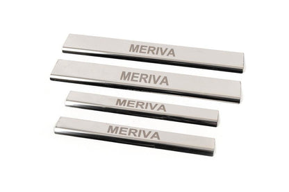 Sill Carmos (4-piece, stainless steel.) for Opel Meriva 2002-2010 - Reelken Auto