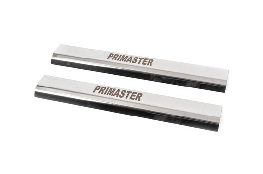 VIP Door Sill Plates (2 pcs, Stainless Steel) for Nissan Primastar 2002-2014 - image 1