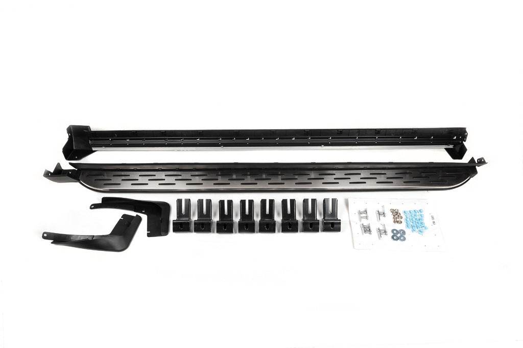 Side sills OEM (2 pieces, aluminum + plastic) for Hyundai Palisade - Reelken Auto