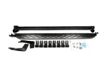 Side sills OEM (2 pieces, aluminum + plastic) for Hyundai Palisade - Reelken Auto