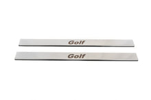 Door Sill Protectors Coupe Carmos (2 pcs, stainless steel) for Volkswagen Golf 4 1997-2006 - image 2