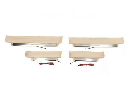 Sills, illuminated (beige) for Toyota Land Cruiser Prado 150 - Reelken Auto