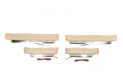 Illuminated door sills (beige) for Toyota Land Cruiser Prado 150 2009-2023 - image 3