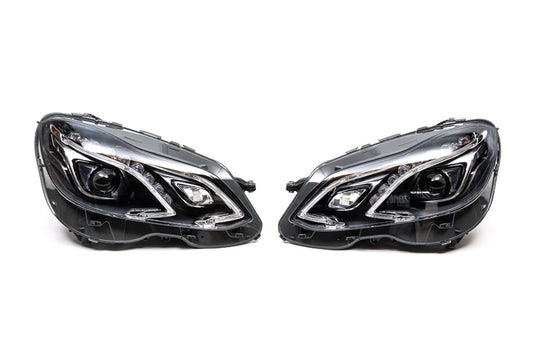 Front Headlights (2 pcs, Facelift) for Mercedes E-сlass W212 2009-2016 - image 2