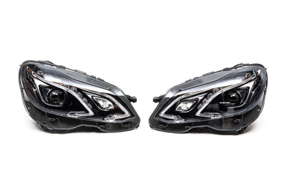 Front Headlights (2 pcs, Facelift) for Mercedes E-сlass W212 2009-2016 - image 2