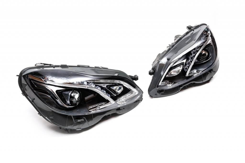 Front lights (2 pcs., restyling) for Mercedes E-class W212 2009-2016 - Reelken Auto