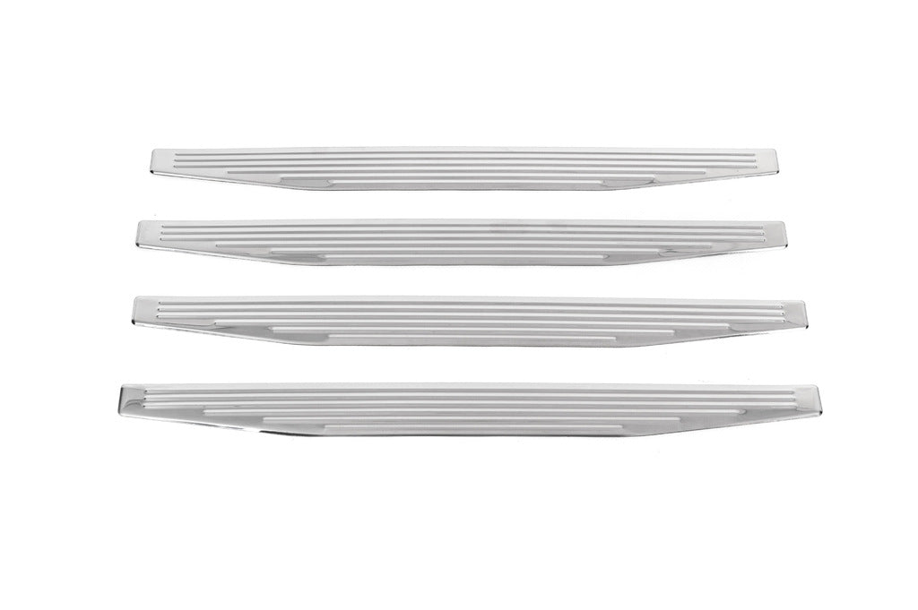 Interior door sill covers (4 pcs, stainless steel) for Volkswagen Caddy 2020- - image 2