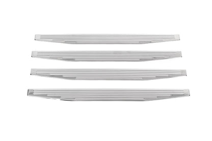 Interior door sill covers (4 pcs, stainless steel) for Volkswagen Caddy 2020- - image 2