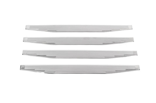 Interior door sill covers (4 pcs, stainless steel) for Volkswagen Caddy 2020- - image 2